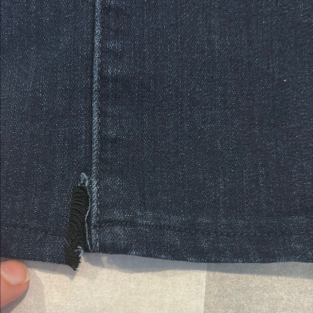 PAIGE Dark Blue Skyline Straight Petite Skinny Jeans Classic Fit - Picture 5 of 5